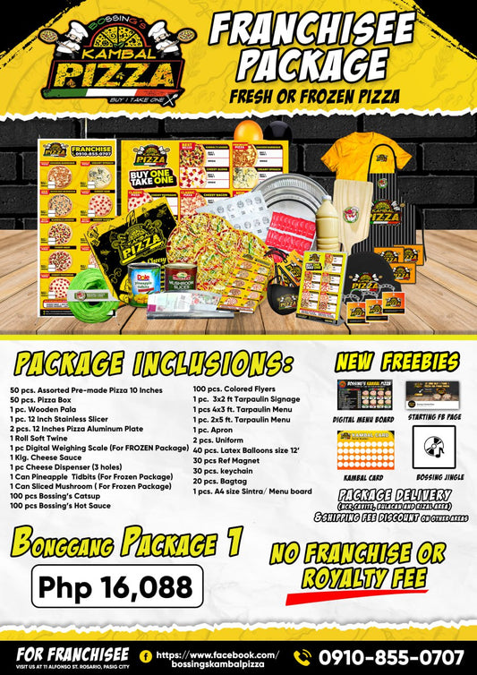 Bossing's Kambal Pizza Bonggang Package 1
