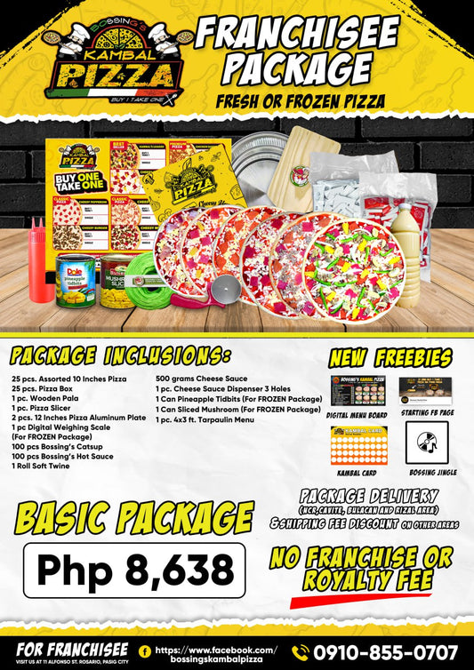 Bossing's Kambal Pizza Basic Package