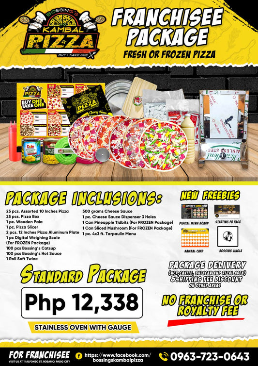 Bossing's Kambal Pizza Standard Package